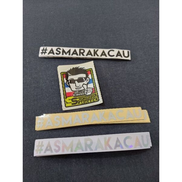STICKER STIKER ASMARAKACAU ASMARA KACAU CUTTING | Lazada Indonesia