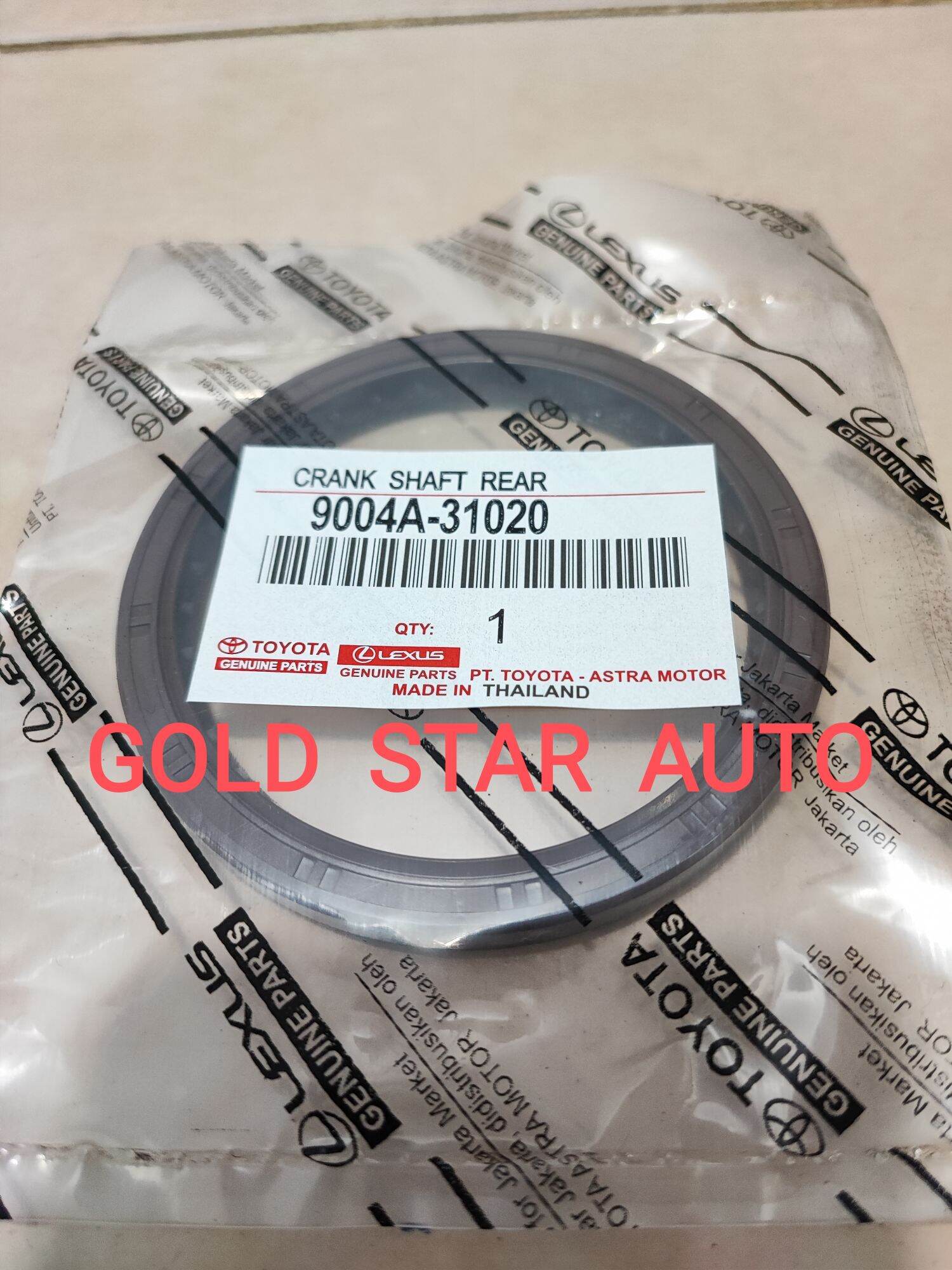 OIL SEAL CRANK SHAFT REAR KRUK AS BELAKANG AVANZA 1.300CC 1.500CC RUSH