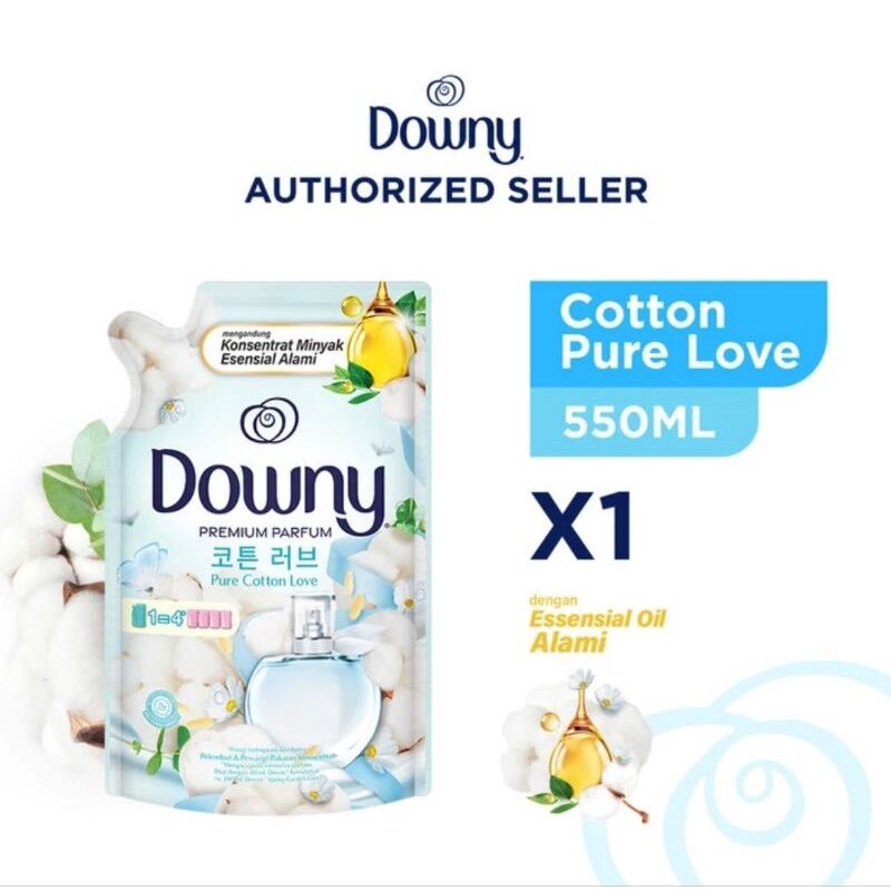 WANGI BARU!! DOWNY PURE COTTON LOVE 550ML Lazada Indonesia