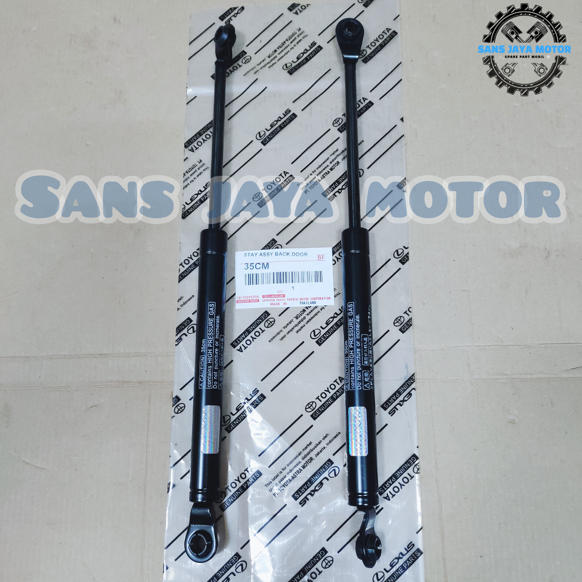 Shock Kap Mesin - Shock Bagasi Hidrolik Pintu Belakang Universal 35CM 35 CM Original Harga 125,000 rupiah*Gratis Ongkir