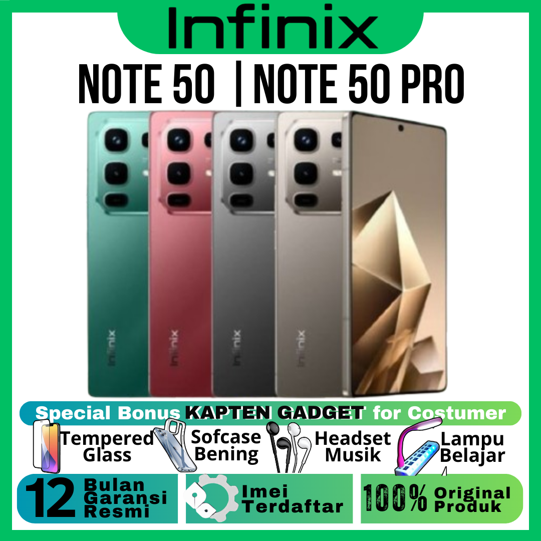 HP INFINIX NOTE 50 | NOTE 50 PRO 8/256GB Ram Upto 16GB Chipset Gaming Helio G100 Ultimate 100% BARU ORIGINAL GARANSI RESMI Harga  2,899,000 Ringgit*Penghantaran Percuma