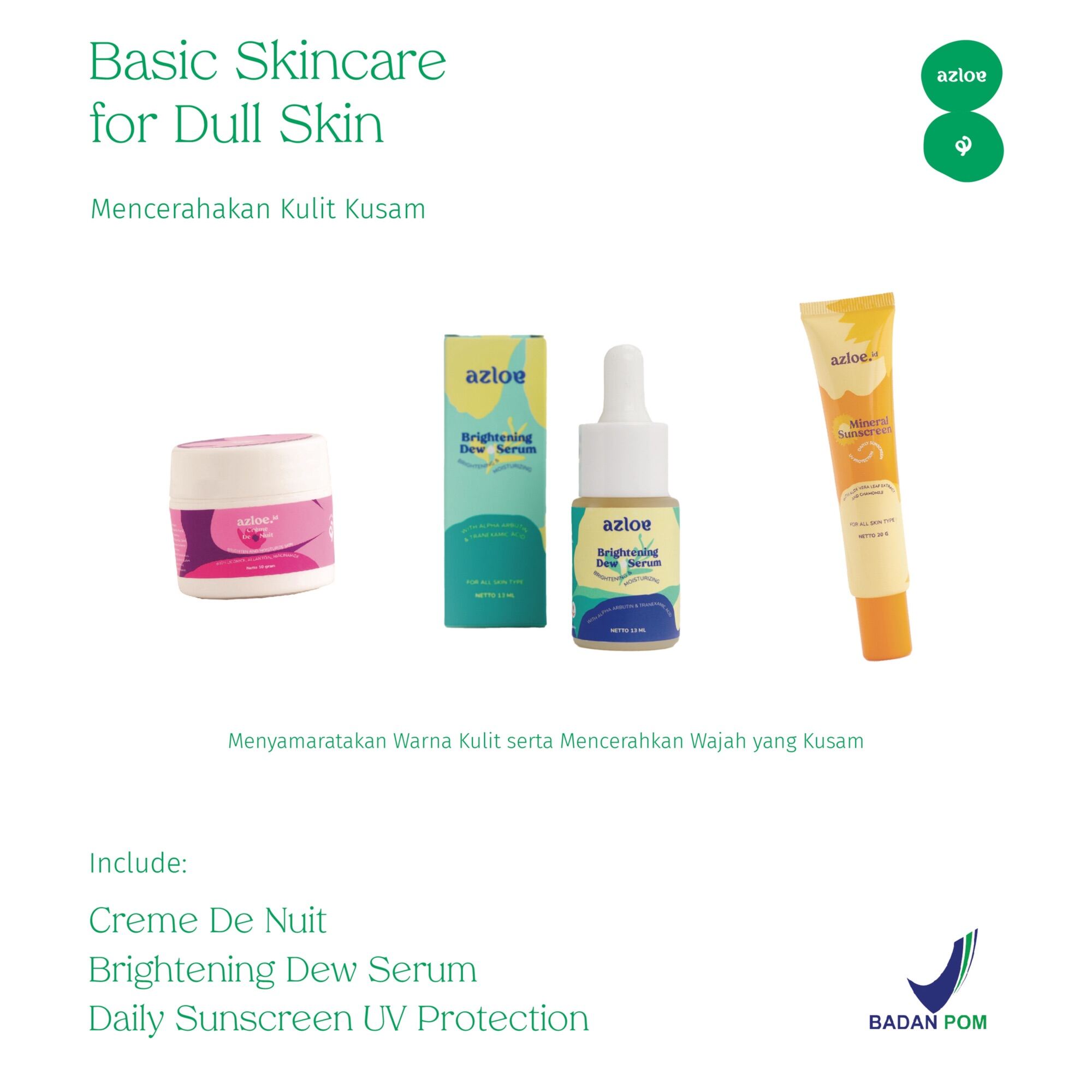 mineral sunscreen azloe harga