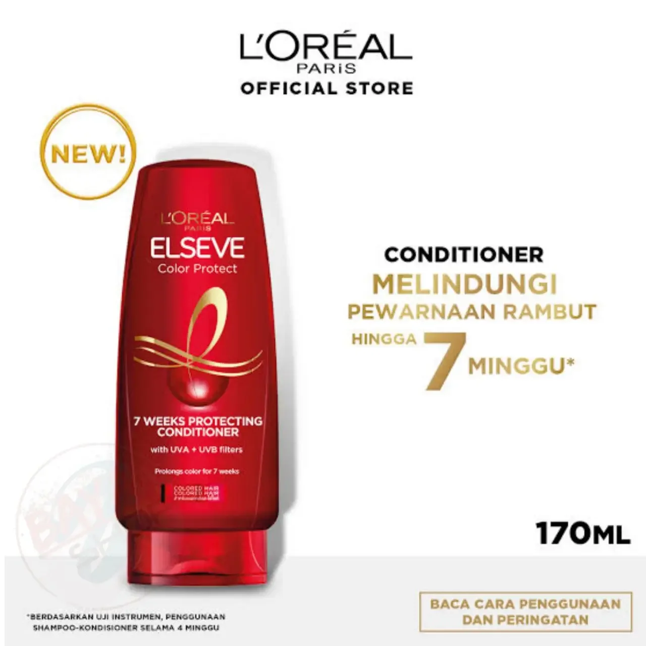 L 'Oreal Paris ELSEVE Color Protect Conditioner - 170 ML - Perawatan Untuk Rambut Diwarnai