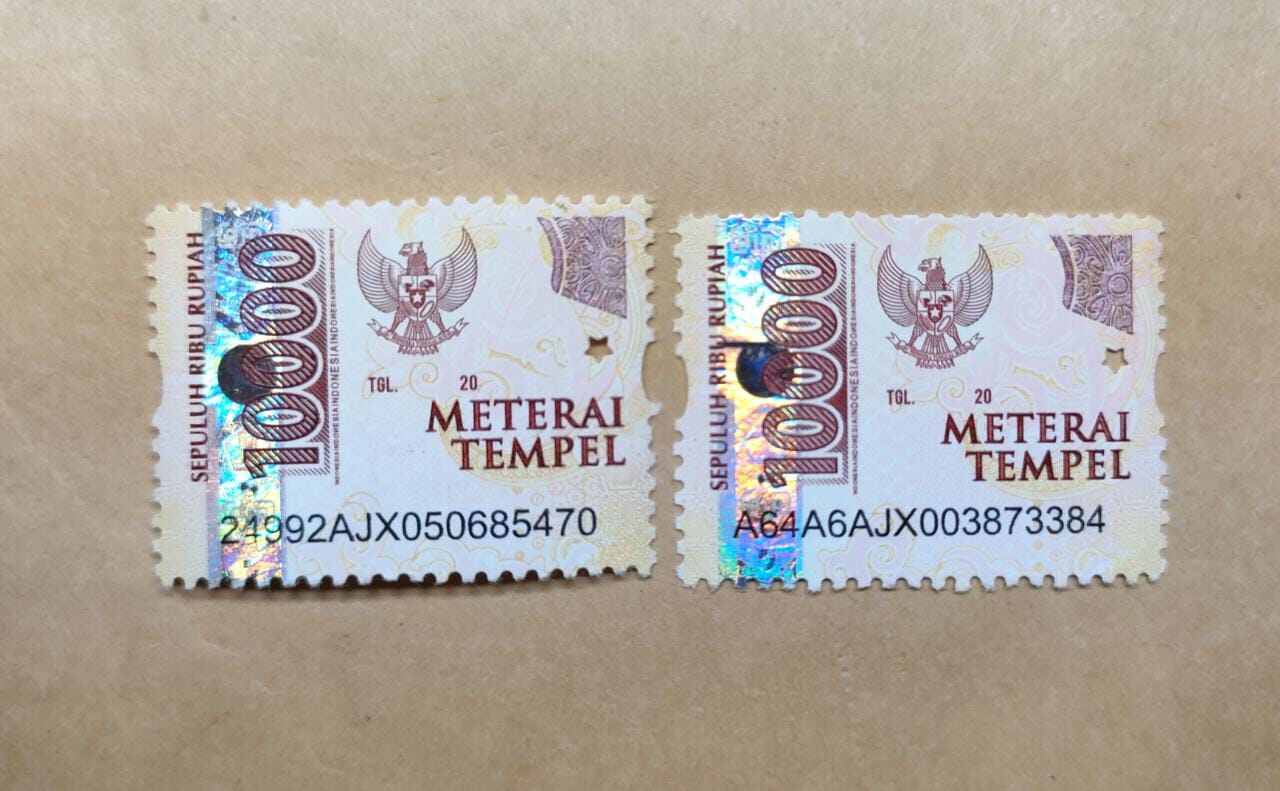 Stamp 10000 pack of 10 PCs Harga 73,000 rupiah*Gratis Ongkir