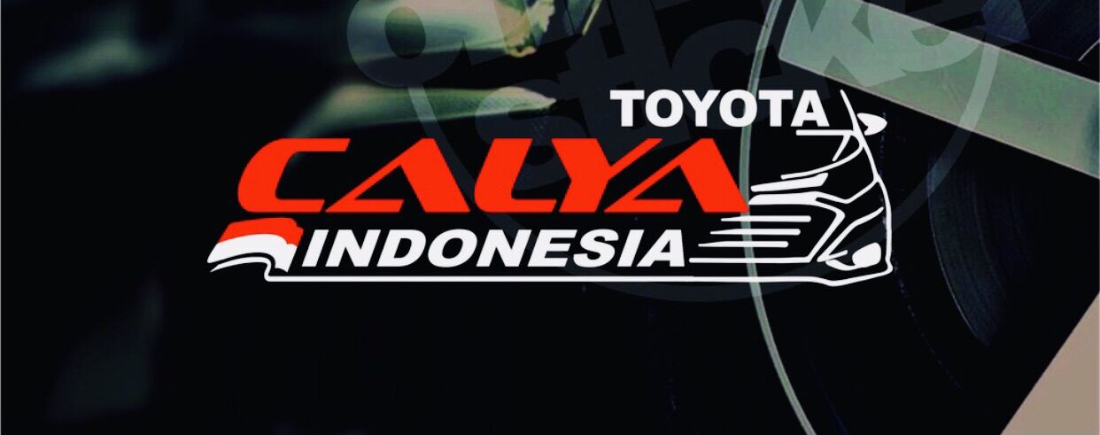 Sticker Cutting Toyota CALYA Indonesia Harga 10,000 rupiah*Gratis Ongkir