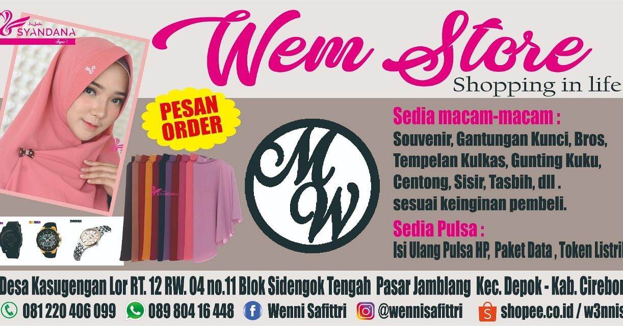 Shop online with Wem Store now! Visit Wem Store on Lazada.