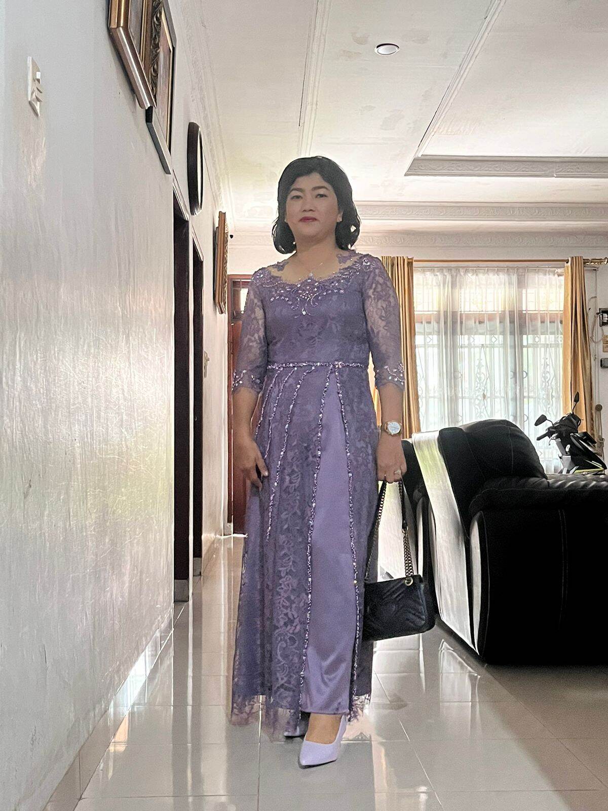 dress ungu pastel Lavender Hearty Dress Teuta Matoshi