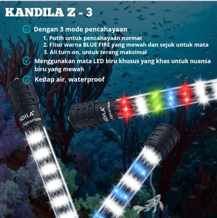 LAMPU KANDILA Z3 T 800 LED AQUARIUM AQUASCAPE