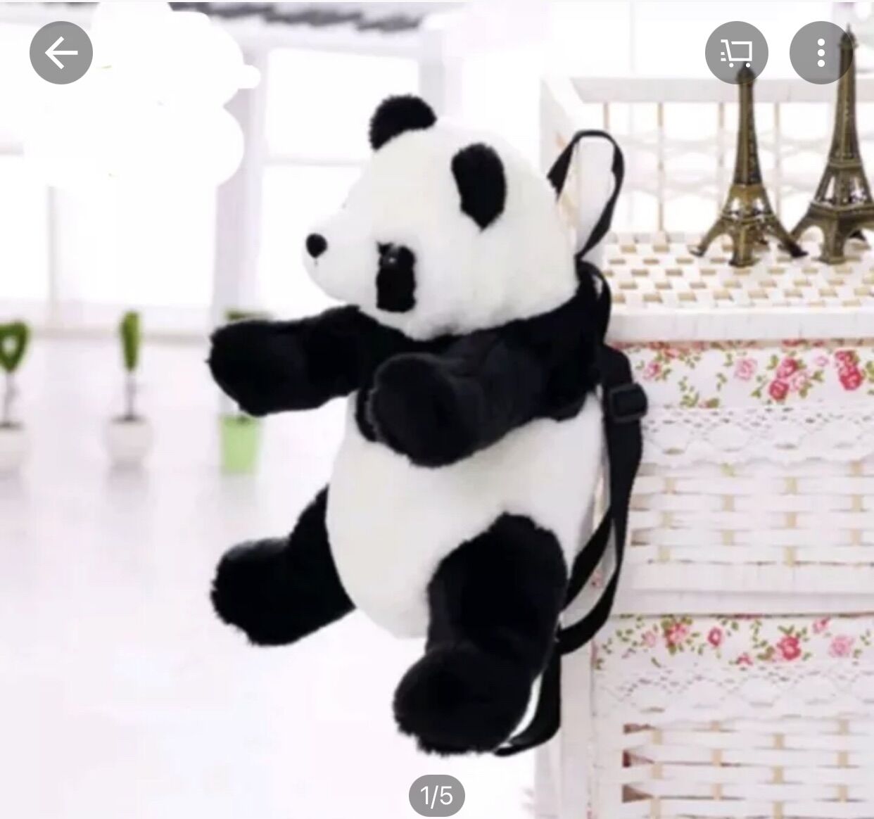 Tas boneka panda tas anak sekolah