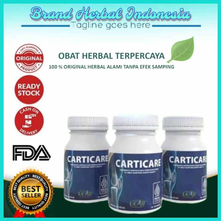 Carticare Suplemen Nyeri Sendi Asli Original - Carticare Obat Persendian Tulang Dan Otot. 