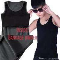 breast binder 2in1 sport bra binder 2in1 unisex perata dada korset dada