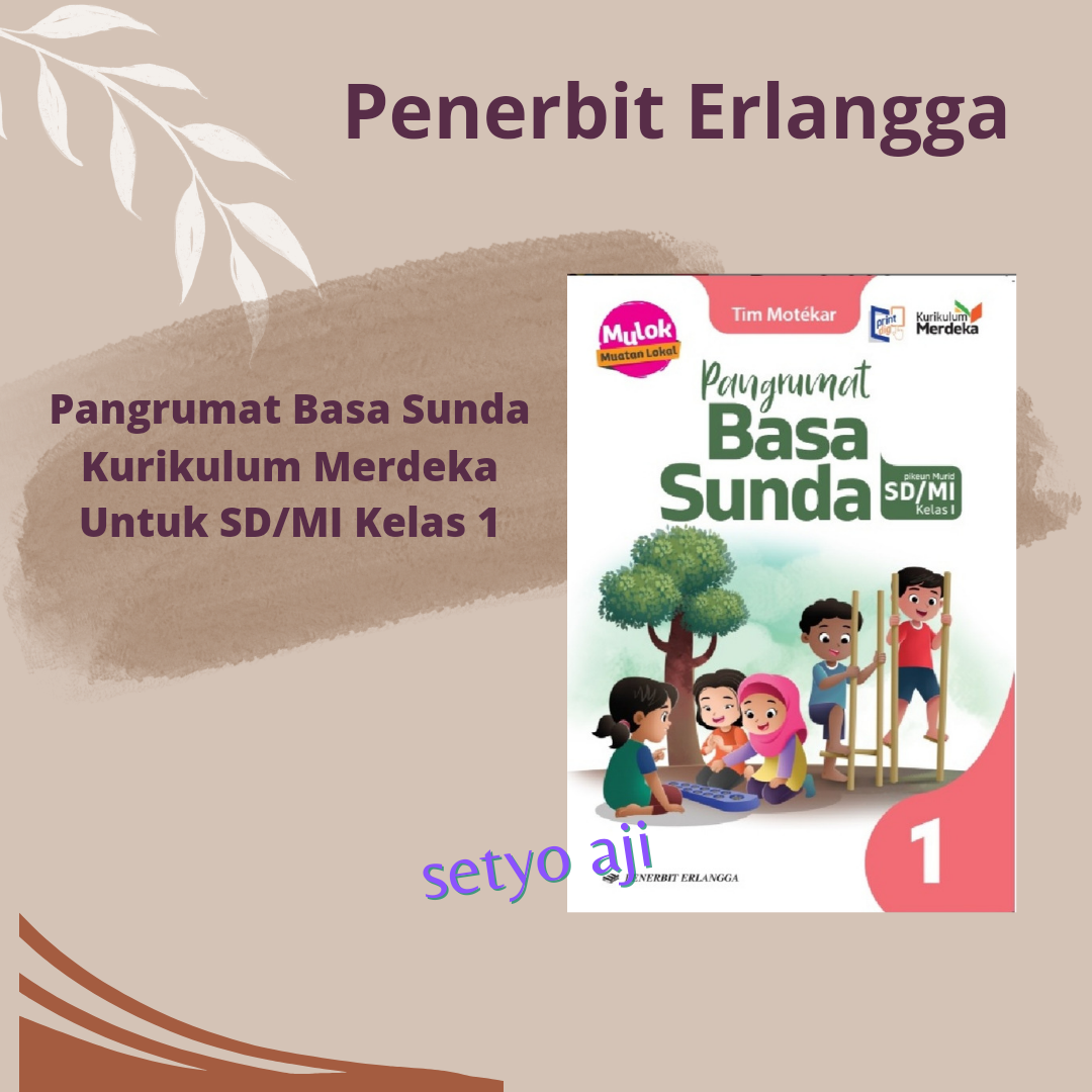 Pangrumat Basa Sunda Sd Mi Kelas 1 Kurikulum Merdeka Erlangga Lazada