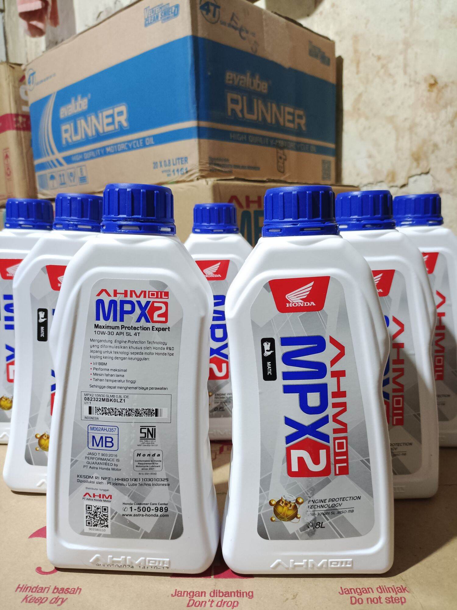 OLI MPX 2 800ML 10W-30 API SL OLI MATIC KEMASAN BARU ORIGINAL ...