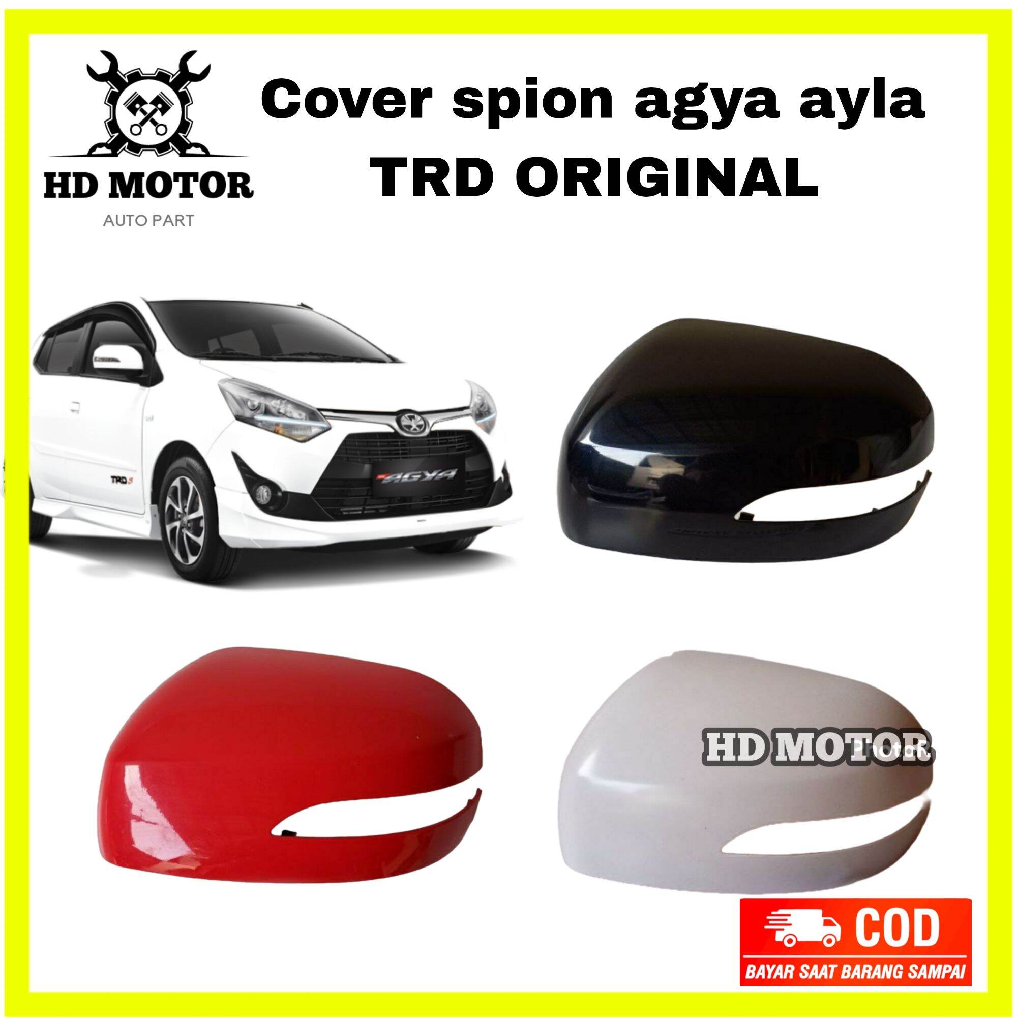 cover tutup spion agya ayla Trd original tahun 2016 2017 2018 2019 2020 Harga 235,000 rupiah*Gratis Ongkir