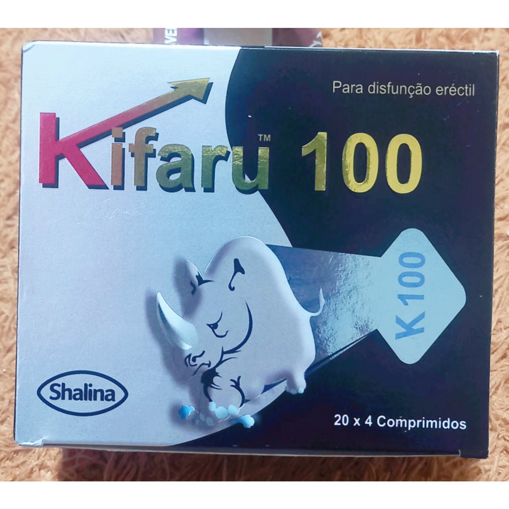 kifaru jelly 100mg/5g b/20ces