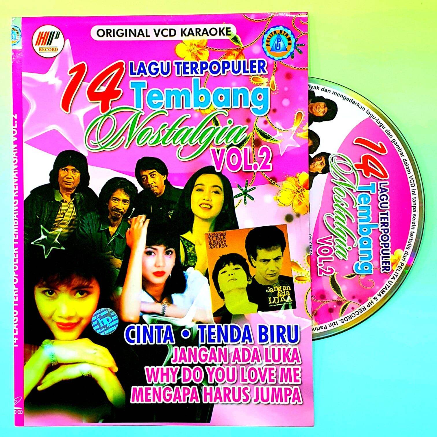 KASET VCD ORIGINAL LAGU KARAOKE POP NOSTALGIA TEMBANG KENANGAN-VOCAL ON