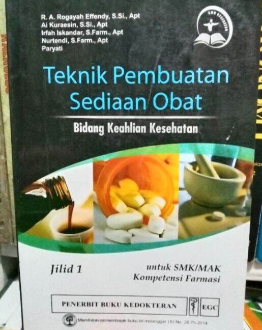 Buku Teknik Pembuatan Sediaan Obat Lazada Indonesia