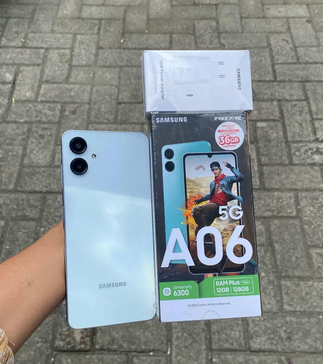 Samsung A06 5G 6/128GB Black Harga 2,115,000 rupiah*Gratis Ongkir
