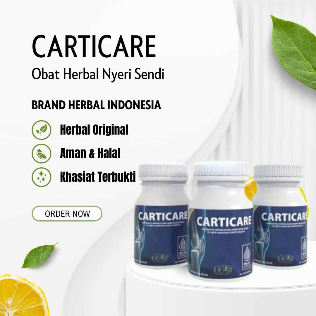 Carticare Suplemen Nyeri Sendi Asli Original - Carticare Obat Persendian Tulang Dan Otot