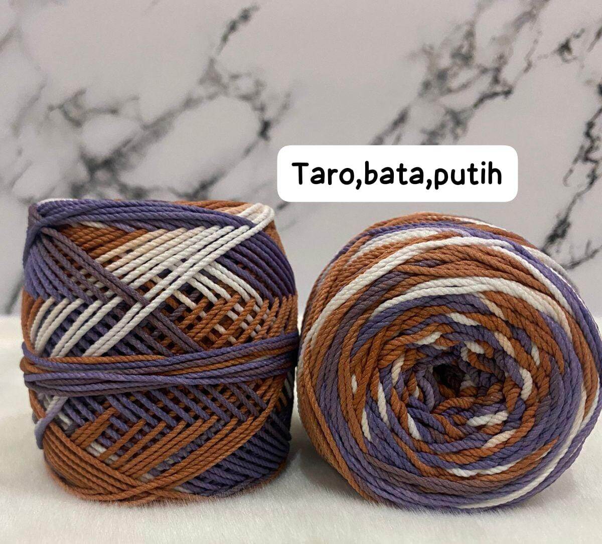 BENANG RAJUT POLY KILAP GRADASI (1pcs) // BENANG RAJUT // KILAP SEMBUR