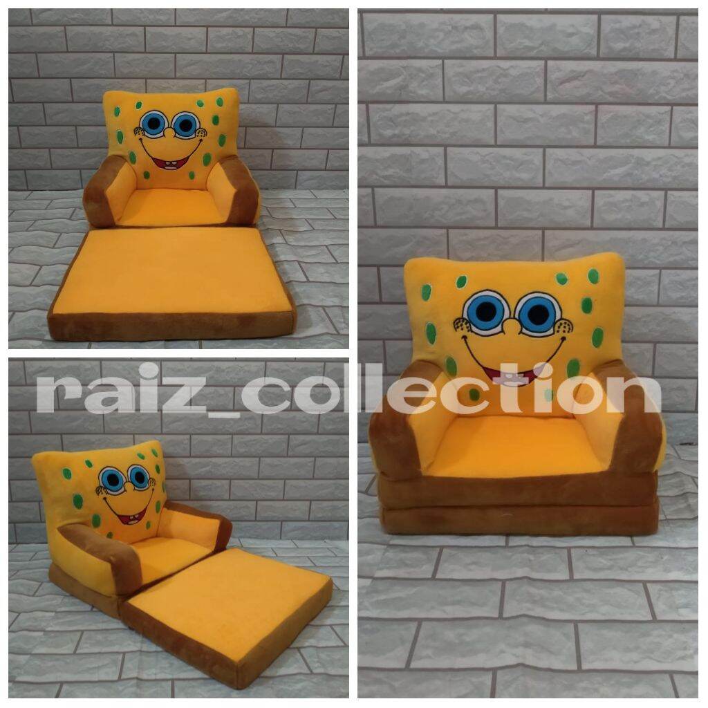 sofa lipat anak/3lipat/sofabed/sofa lipat karater maks 4th