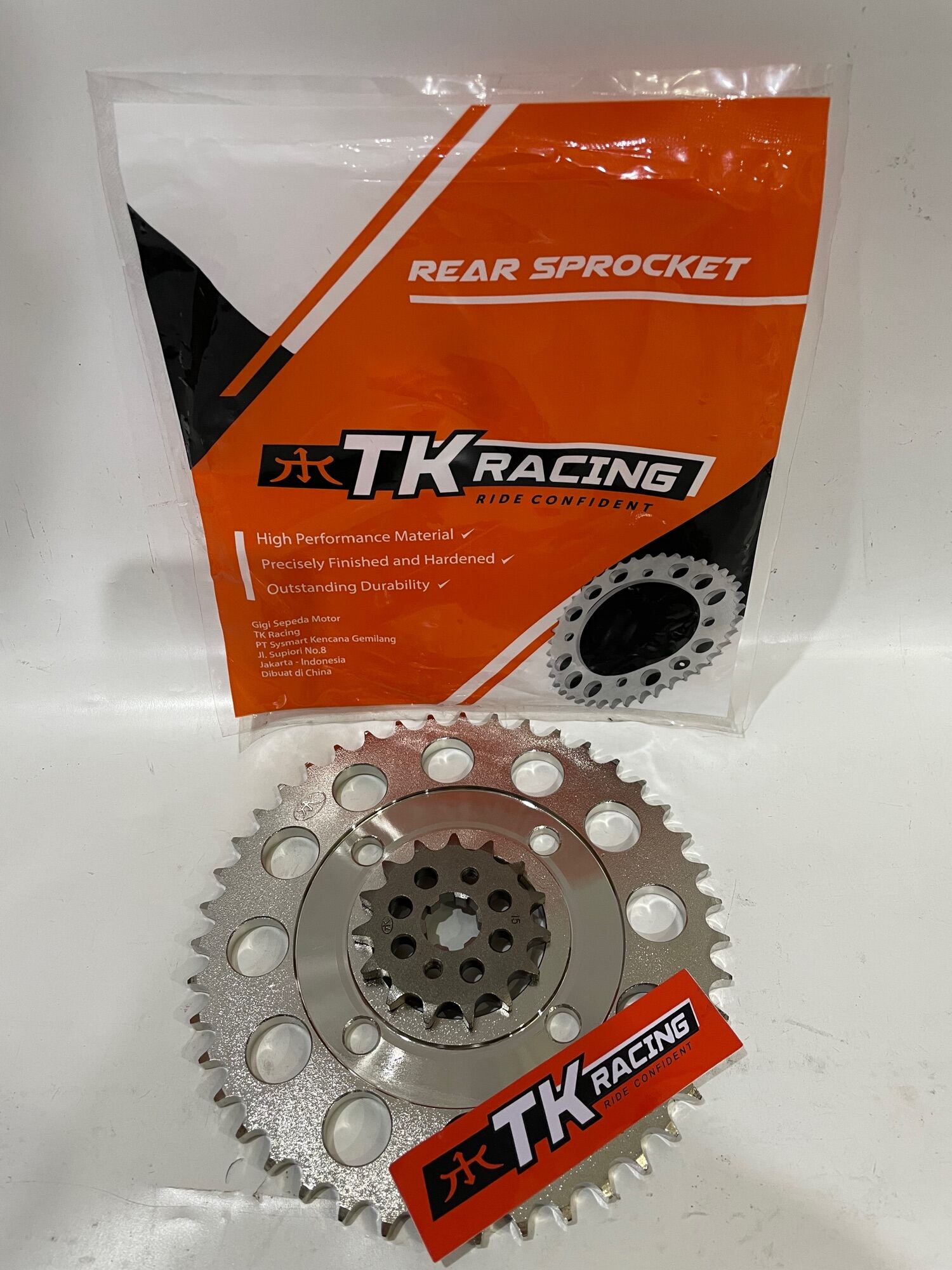 Sepaket gear set depan belakang motor cb 150r/cbr 150 lokal/cbr 150