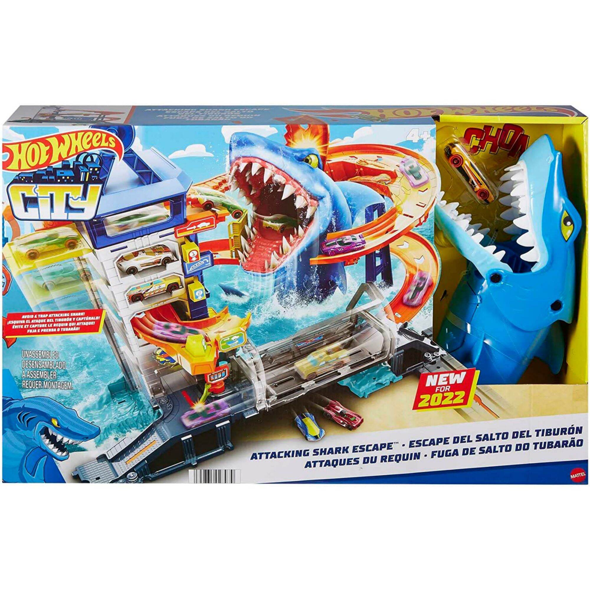 Hot wheels attacking shark escape playset original mattel Lazada
