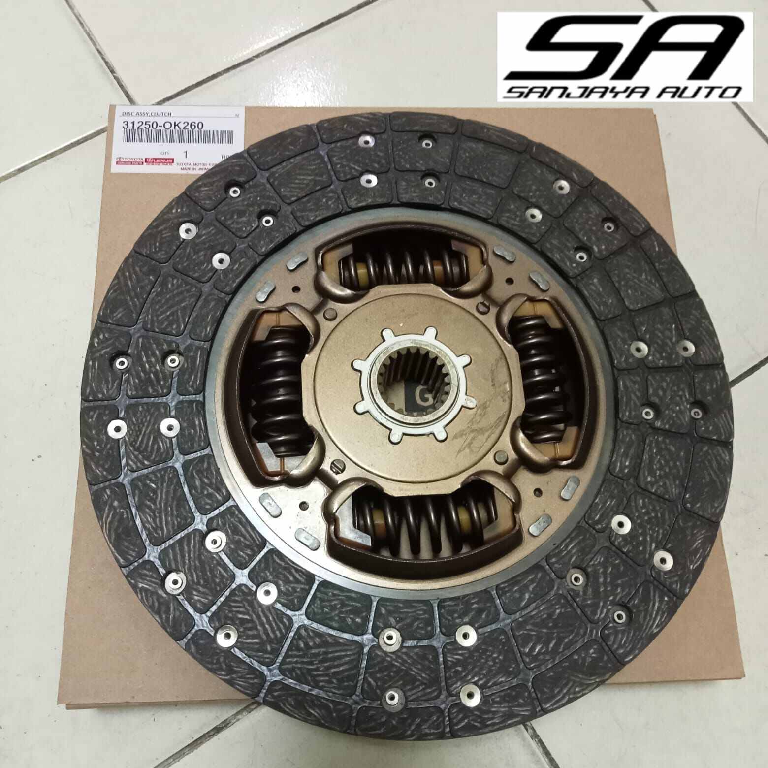 Kampas Kopling Plat Copling Rem Toyota Hilux Revo Innova Reborn Bensin