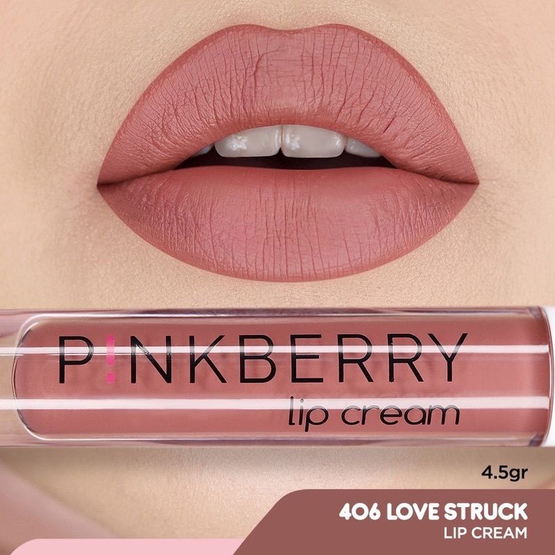 shade lip cream pink berry