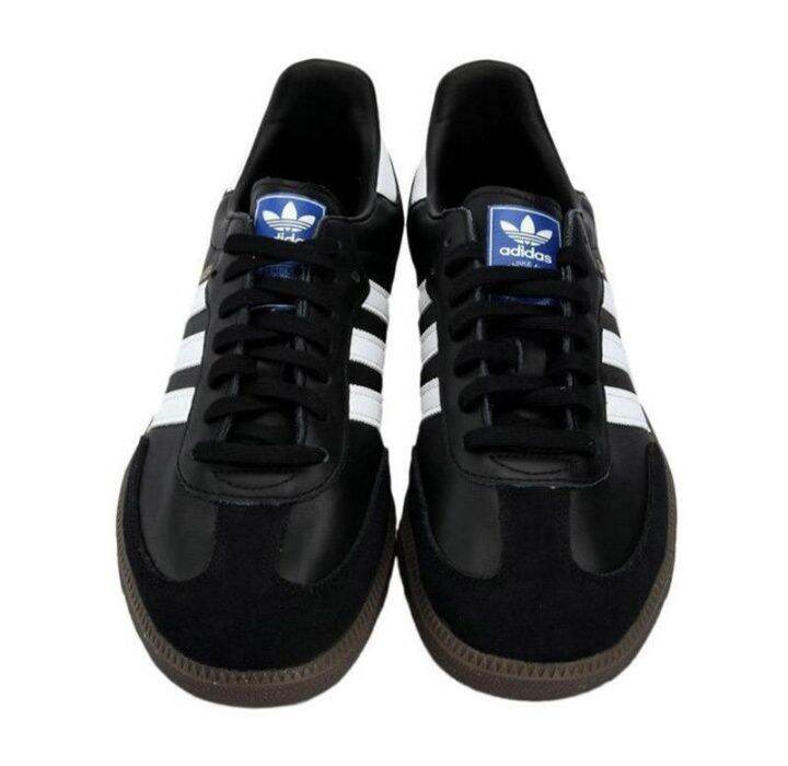 Adidas Samba [G17102] Black list white OG sneaker pria made in indonesia |  Lazada Indonesia