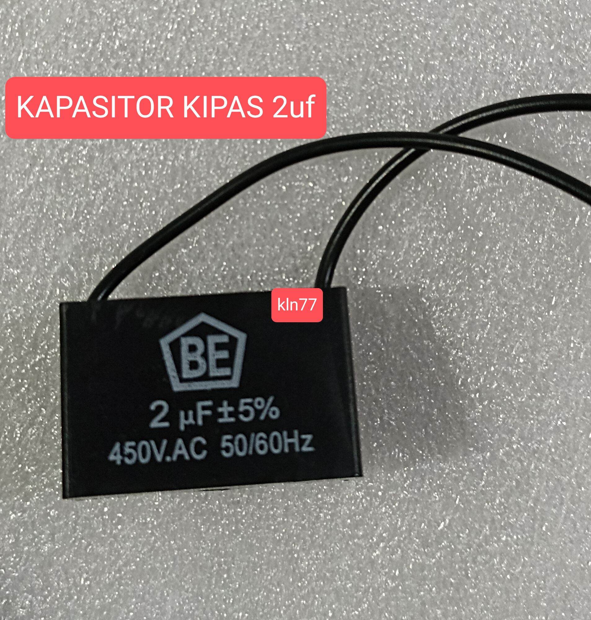 kapasitor kipas angin 2uf 450v capasitor kipas 2 uf 450v Lazada Indonesia