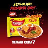 PRODUK VIRAL!!...Richeese mie goreng keju Level 0