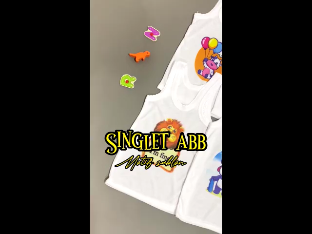 AQILA - KAOS SINGLET ABB MOTIF SABLON -