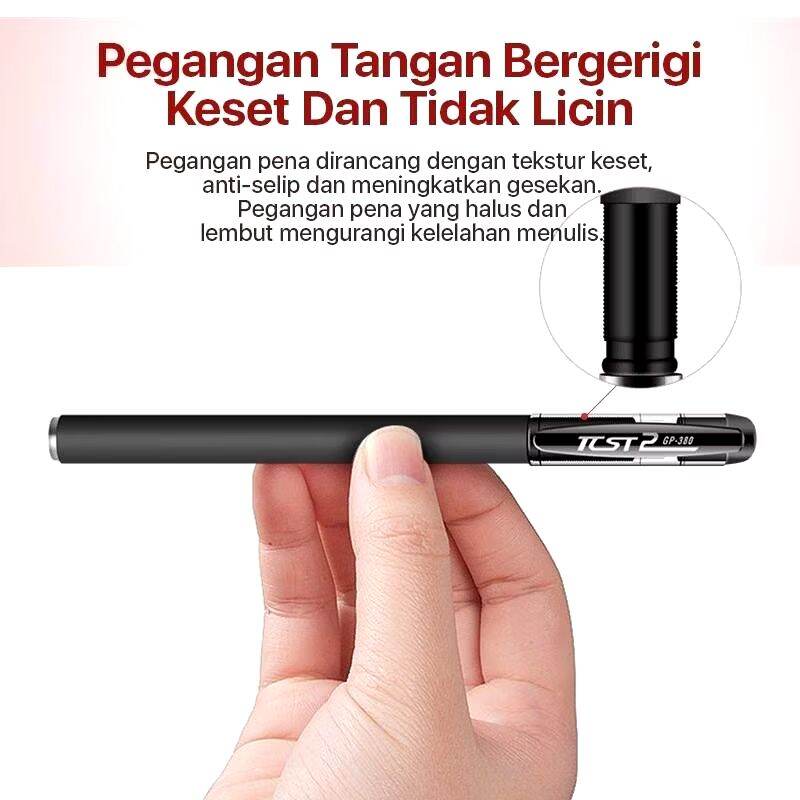 1 LUSIN BOLPOIN GEL 0.5MM PENA KANTOR DAN SEKOLAH