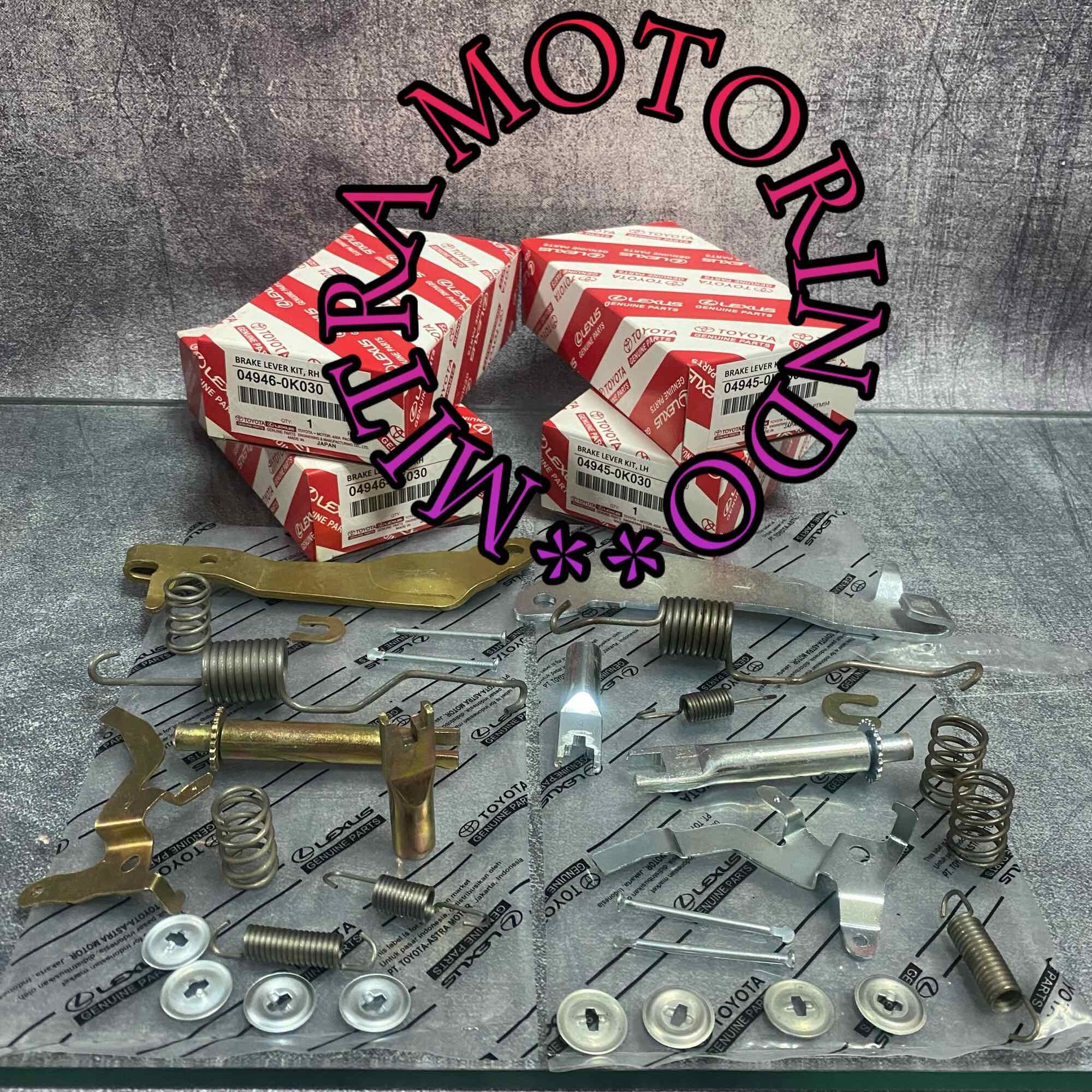 Setelan Rem Tangan /Brake Lever Kit 1Set Kiri/Kanan Toyota Innova Reborn 04946-0K030/04945-0K030 Giá 202,000 Đồng*Miễn phí vận chuyển