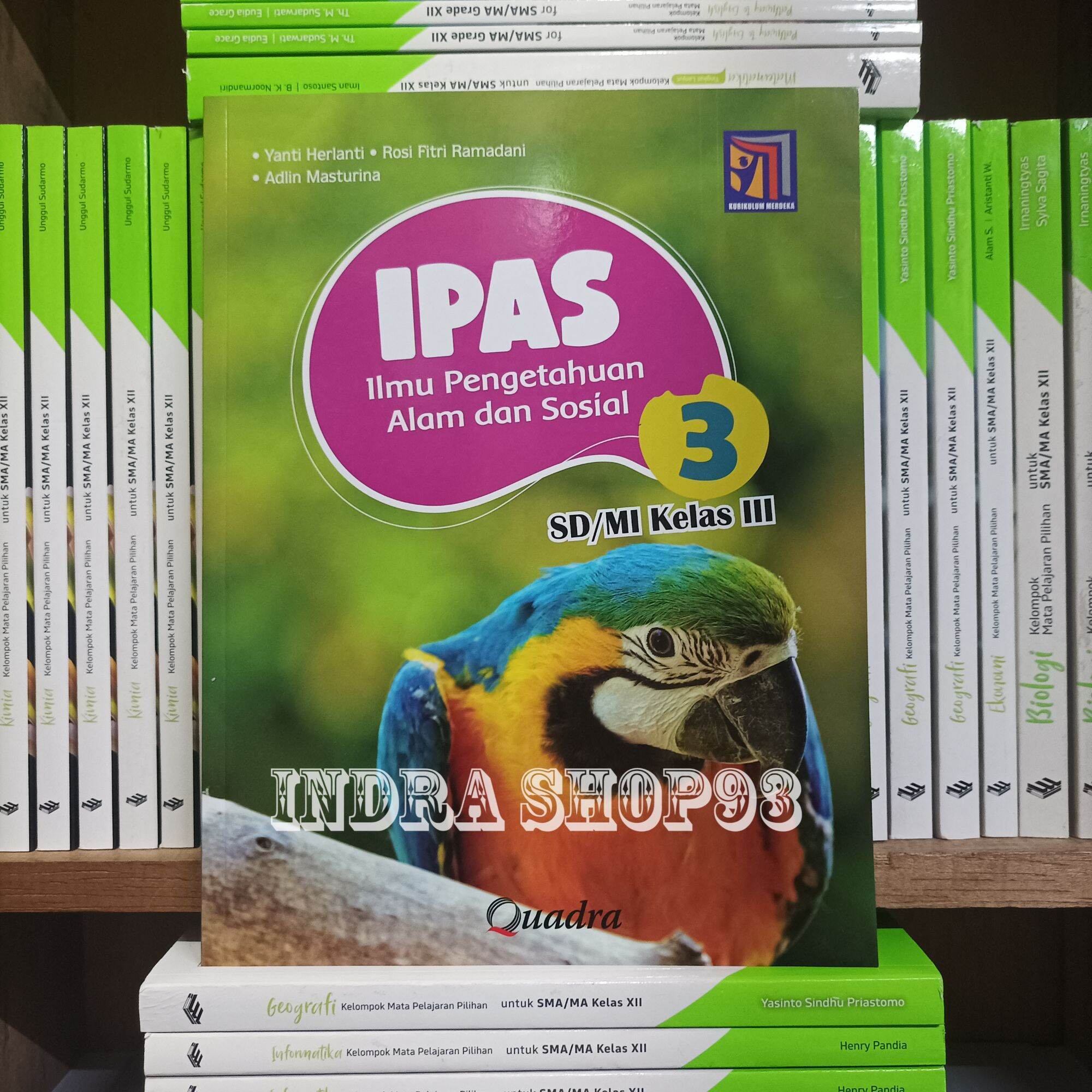 Buku Ipas Kelas 3 Sd Mi Quadra Kurikulum Merdeka Original Lazada