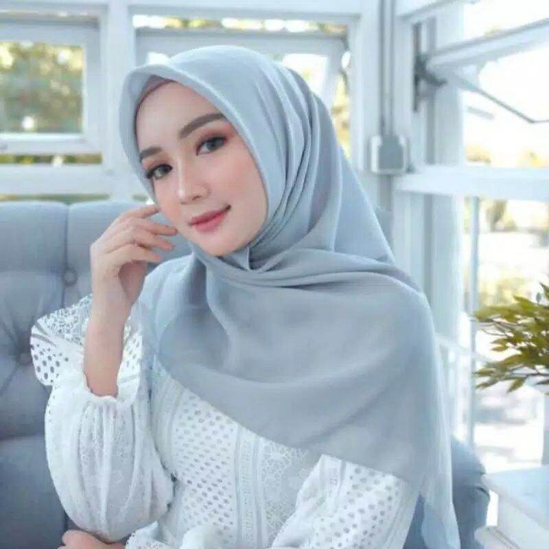 hijab segi-eempat bela squarepolos terlengkap | Lazada