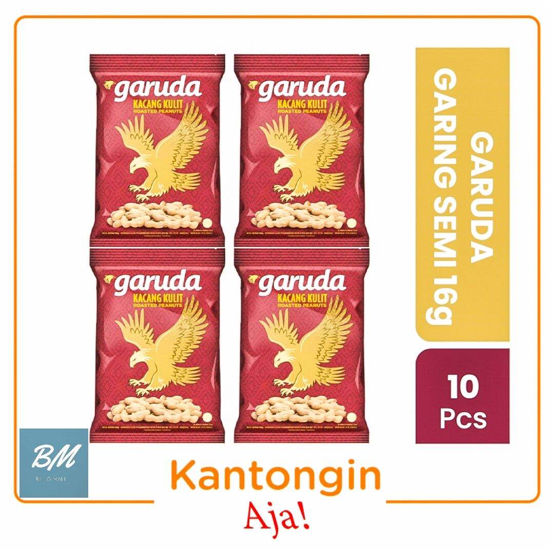 Kacang Kulit Garuda Renceng Isi 10 Pcs Garuda Kacang Kulit Renceng 10