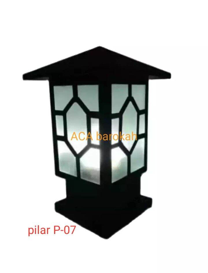 Lampu pilar pagar P07 Lampu outdoor pilar pagar lampu pilar P07 lampu