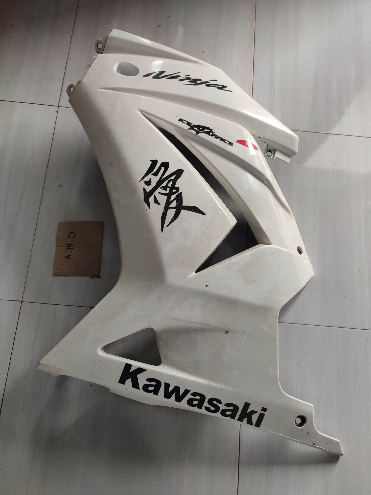 cover fairing sayap kiri kawasaki ninja 250 karbu | Lazada Indonesia