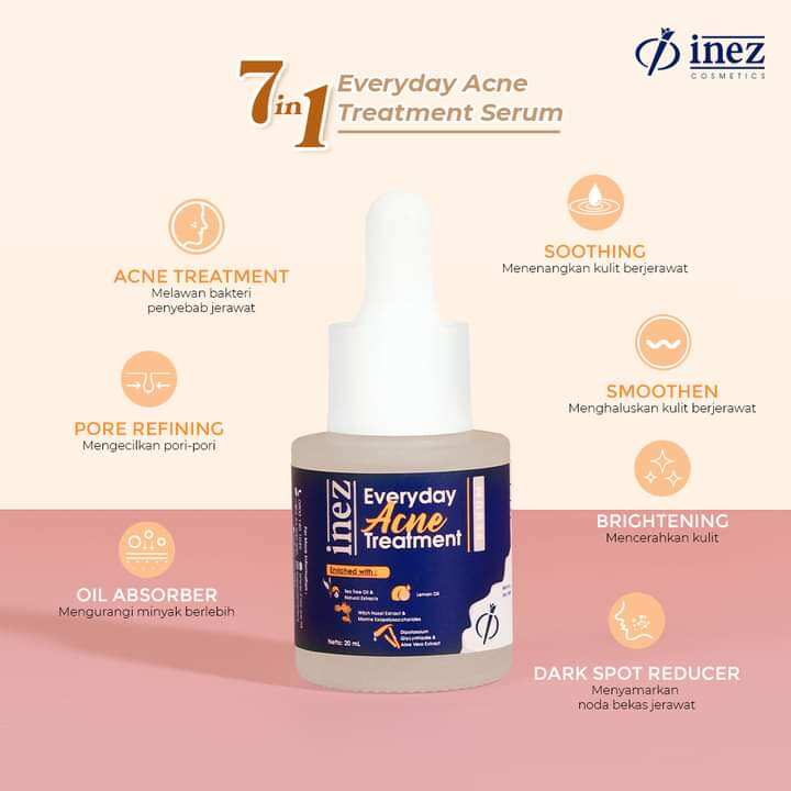 Inez everyday acne serum | Lazada Indonesia