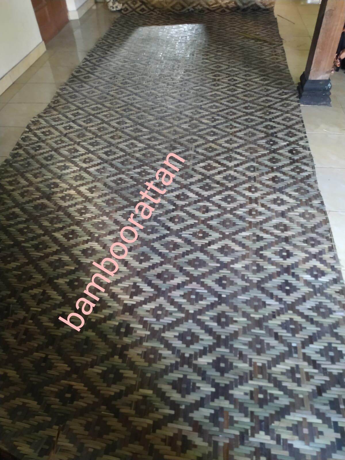 Anyaman bambu kulitan 2 mtr x 10 mtr | Bilik | plafon bambu