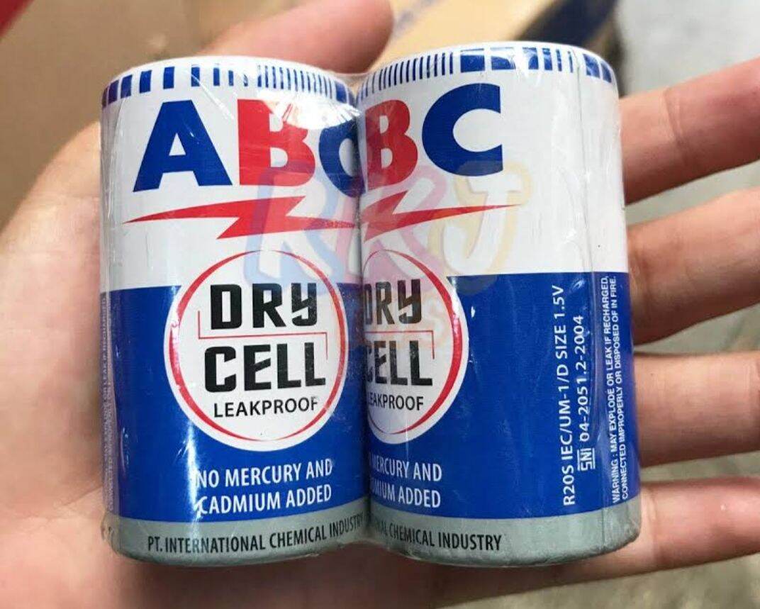 Baterai ABC Carbonzinc R20 Size D ISI 24 Butir | Lazada Indonesia