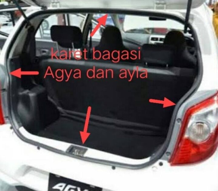 karet bagasi belakang mobil AYLA & agya Harga  85,000 Ringgit*Penghantaran Percuma