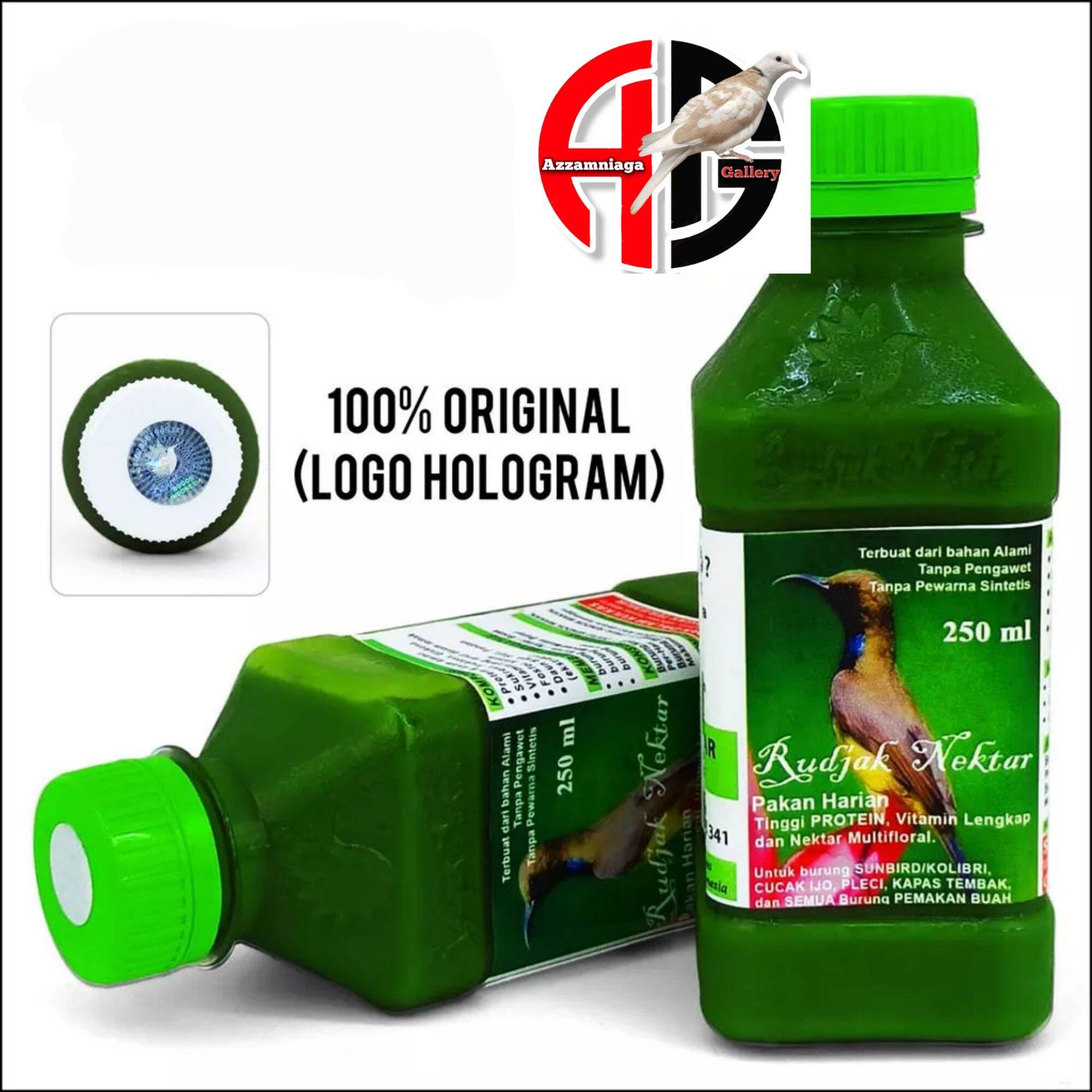 RUDJAK NEKTAR PAKAN HARIAN BURUNG PLECI 250 Ml BURUNG CUCAK IJO KOLIBRI 250 Ml Harga 49,999 rupiah*Gratis Ongkir
