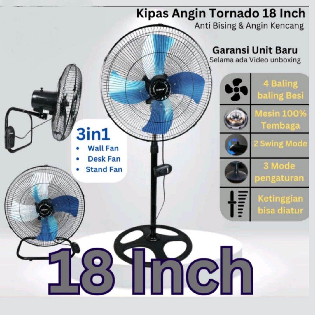 Kipas Angin Besi Tornado Inch In Inch In Yasaka Hemat Daya