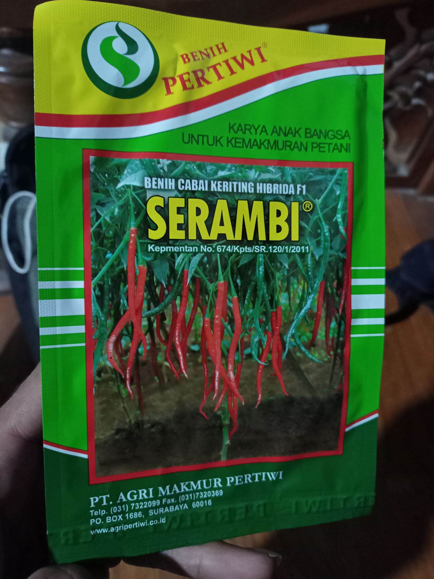 Benih Cabe Keriting Serambi F1 Isi 10g Lazada Indonesia 