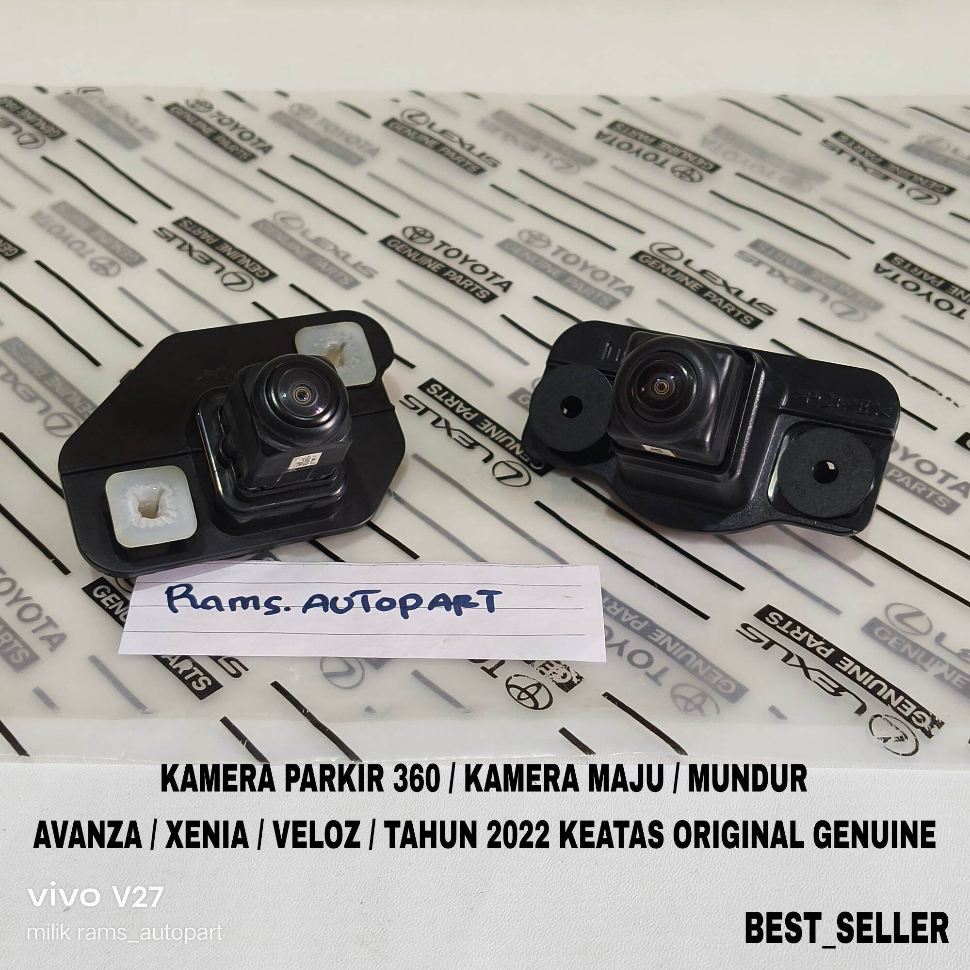 360 Parking Camera Forward and Reverse Front and Rear Avanza / Xenia / Veloz / Year 2022 and Above Original Harga 220,000 rupiah*Gratis Ongkir
