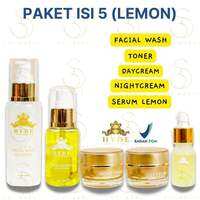 NEW FORMULA PAKET SKINCARE GLOWING HYDE BEAUTY ISI 5 SERUM CREAM FORTE (FREE POUCH)