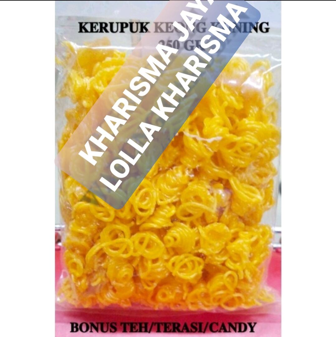 Kerupuk Keong Mentah 250 Gram Khas Cirebon Gratis Teh Terasi Candy